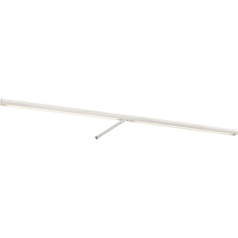 Plural Faceted Picture Light, Polished Nickel, 0.7" H x 30" W x 8.9" D, 20.8
