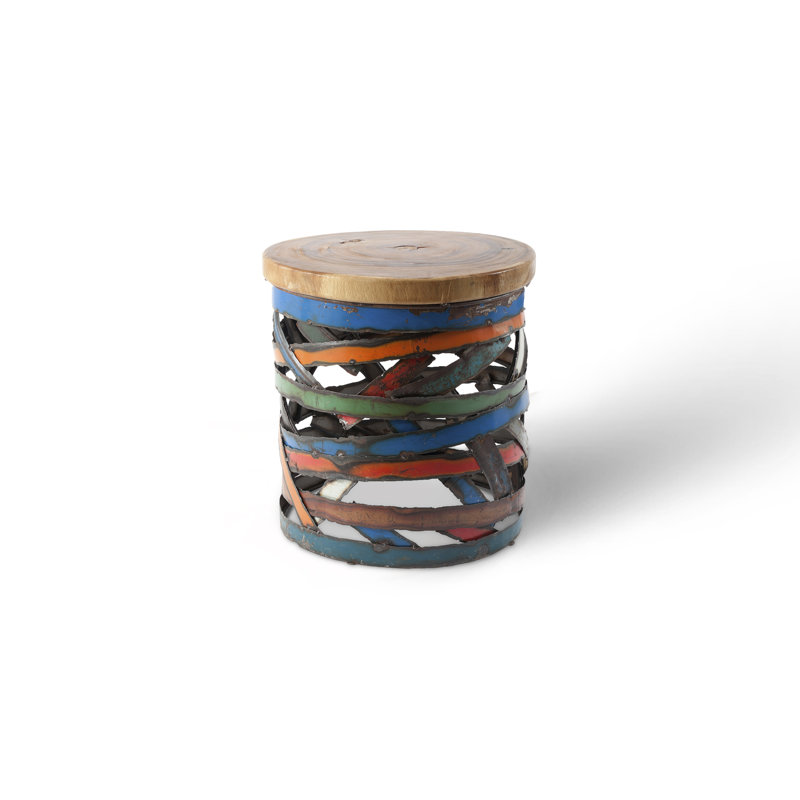 Drum End Table