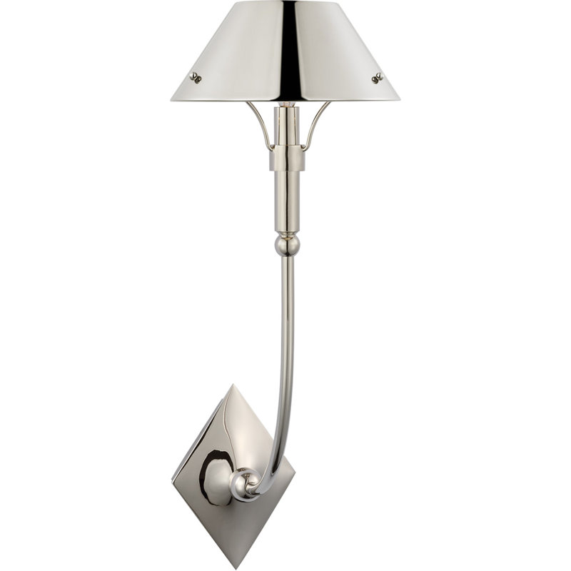 Thomas O'Brien Turlington Large Sconce, Polished Nickel