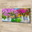 House With Bougainvillea - Wrapped Canvas Print