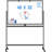 Large Rolling White Board Easel On Wheel, Maxtek 48X32 Inches Double-Sided Mobile Whiteboard, Reversible Magnetic Dry Erase Board Easel Standing Whiteboard On Wheels For Home Office Classroom-100508414