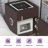 Digiorgio Nightstand With Safe Box And Led Lights And Wireless Charge And Bluetooth Speaker-1477088620
