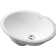 Papatya Vanity Ceramic Oval Undermount Bathroom Sink with Overflow