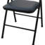 Plastic Development Group 34 Inch Card Table and 4 Chair Furniture Set, Black