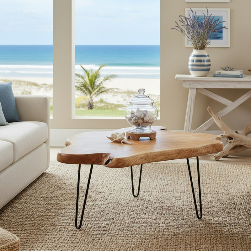 Aneitra Solid Wood Coffee Table