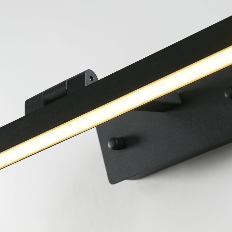 Hardwired LED Wall Mounted Picture Light, Black