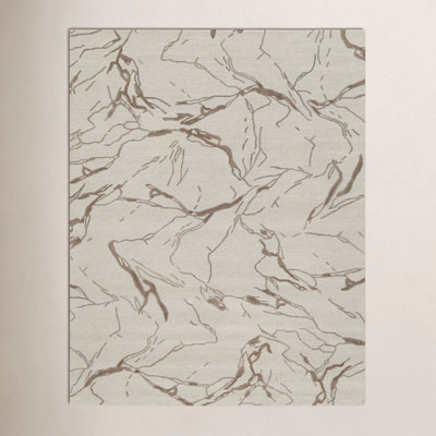Ada Hand-Tufted Wool Abstract Area Rug