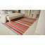 Striped Wool Hand Knotted Area Rug-1678568177