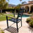 Lakehouse 7-Piece Black Aluminum Outdoor Dining Set With Rectangular Table And Cast Breeze Cushions-153731453