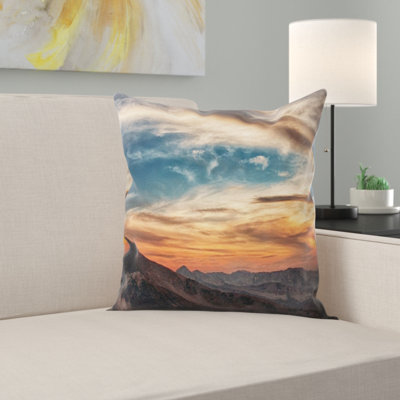 Microsuede Throw Pillow