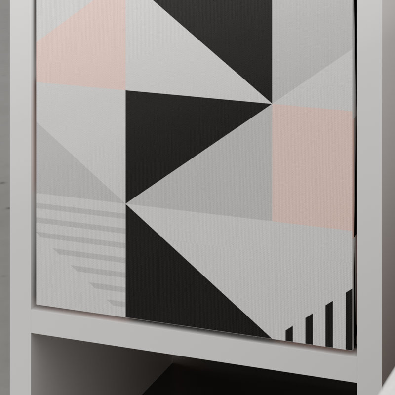 Weimar 30cm W Particle Board / Chipboard Bedside Table
