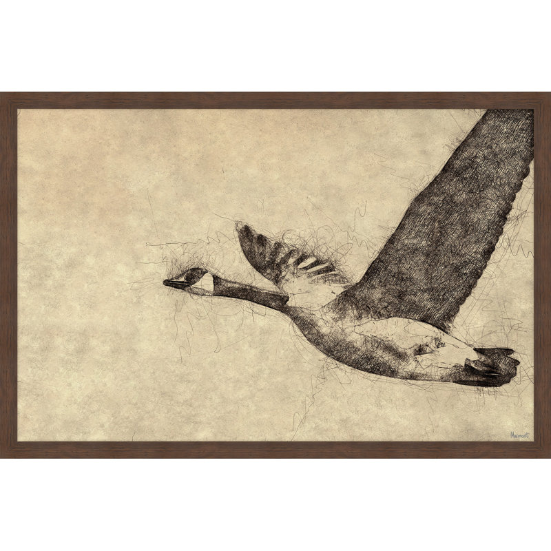 Solo Flight - Single Picture Frame Print, 20cm H x 30cm W x 3.81cm D