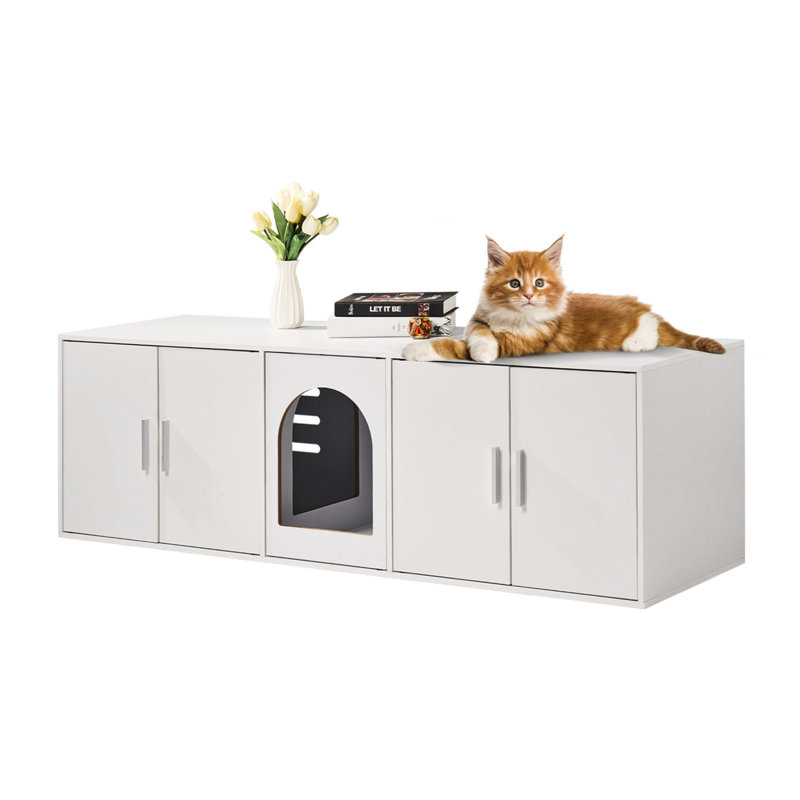 Enceinte de litière pour chat