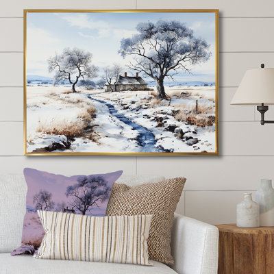 " Country Road Charm In Winter "