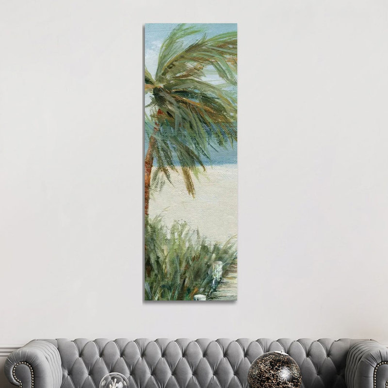 Beach Walk I - Panoramic Print on Canvas, Wrapped Canvas, 152.4 cm H x 50.8 cm W x 3.175 cm D
