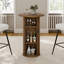 36" Tall Round Tambour Dining Table-1491103967