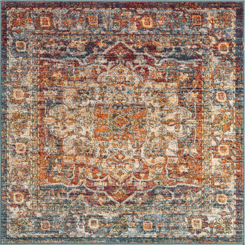 Alresford Oriental Indoor Rug, Square 5'1"