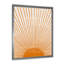 Soleil, art mural sur toile, impression graphique minimaliste orange - Orange Sun Print III-59706911-115844699-116161341