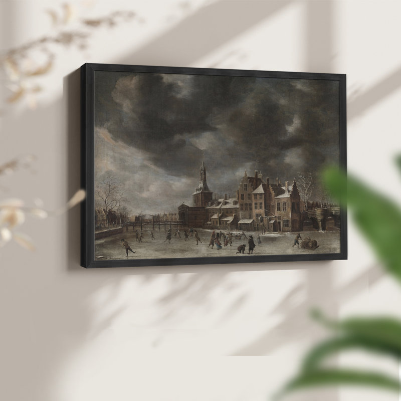 Paysages rétro-Cccxl - reproduction encadrée, Noir, H 16 po x l 20 po