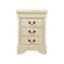 Table de chevet traditionnelle beige pour toute chambre à coucher
