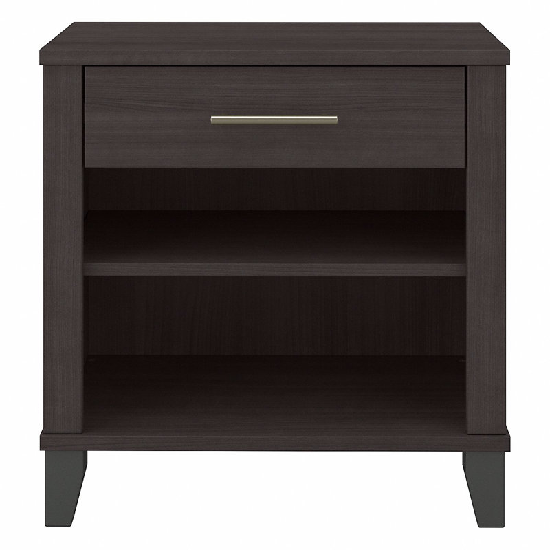 Kaionna 23.66'' W Nightstand, Storm Gray