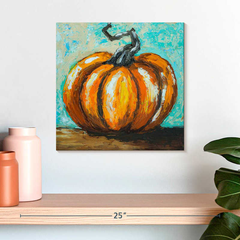 Citrouille orange Yarlin, H 16 po x l 16 po