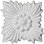 Daniela 3'' H x 3'' W x 0.5'' D Urethane Rosette Applique