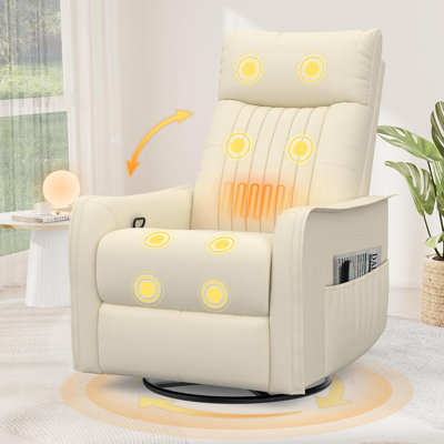 67cm Wide Lift Assist Home Theatre Recliner with Massager