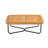 Lucca Outdoor Acacia Wood Rope Woven Loveseat&Table-1635533644