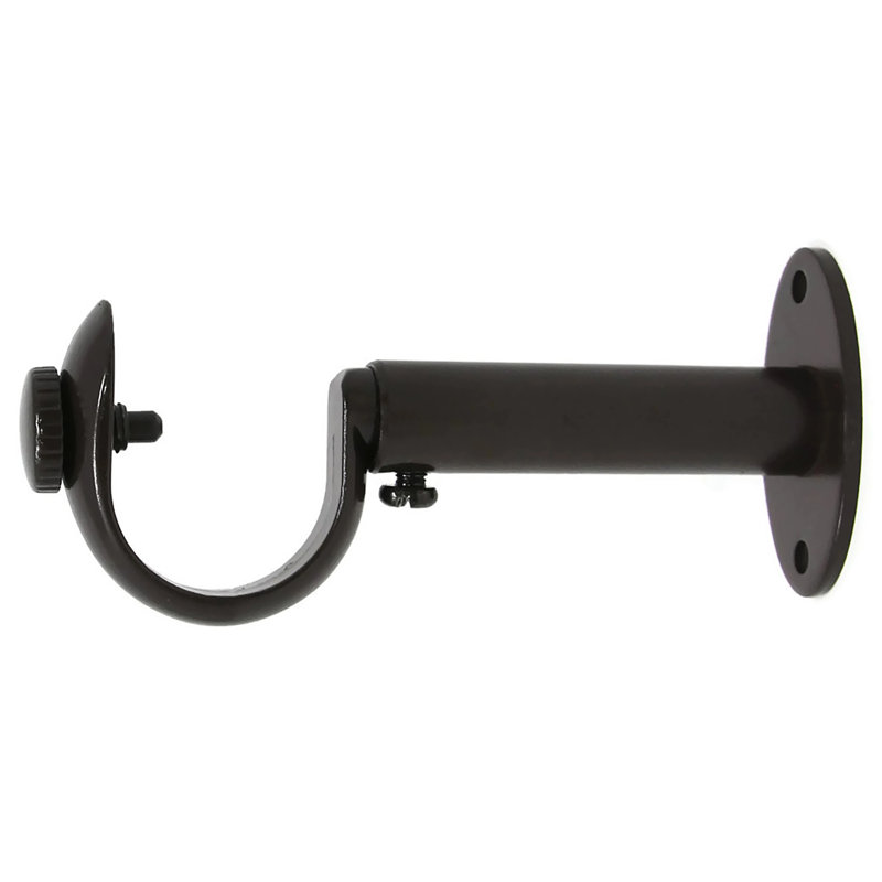 Support de rideau en zinc Pesina, Bronze