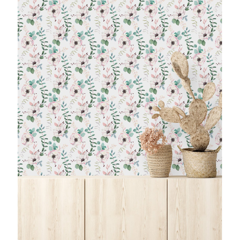 Floral Tile, 2.08' W x 10.42' L