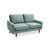 Merissa 58'' Velvet Square Arm Sofa Loveseat-2096842113