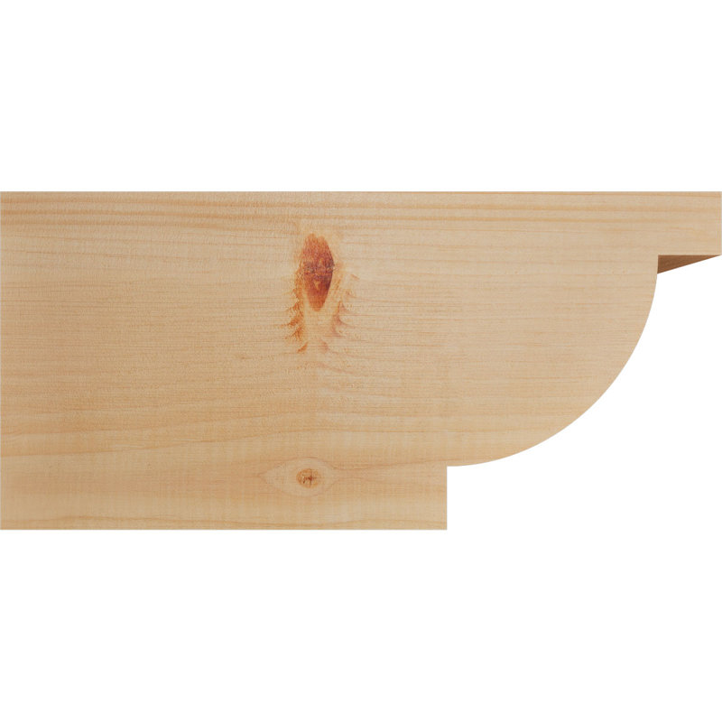 Queue Alpine, Sapin de Douglas, H 8 po x l 16 po x P 3,5 po
