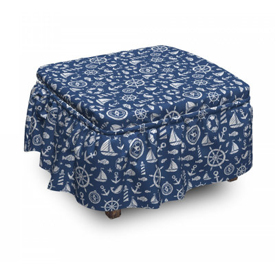 Housse pour de roue et ancrage pour bateau repose-pieds