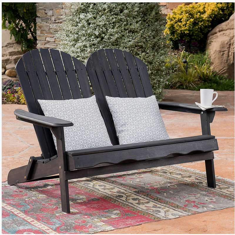 Causeuse Malibu Adirondack, Gris foncé