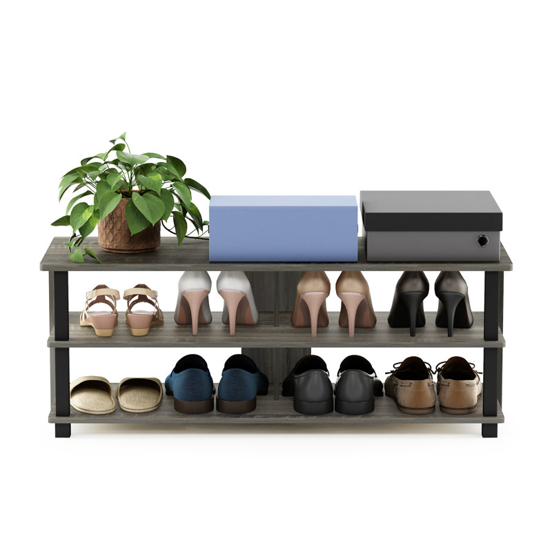 Range-chaussures 9 paires Creekside, Chêne / noir