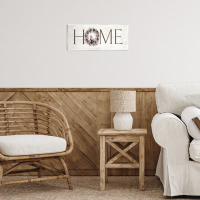 Plaque murale «Home Bird Wreath», conception par Annie Lapoint
