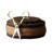  Wooden Spools with Jute Twine and Scissors 6.5" H Vintage Decorative Set, Set of 3