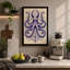 Symmetrical Octopus Japandi - Wrapped Canvas-2098315715-2098315771