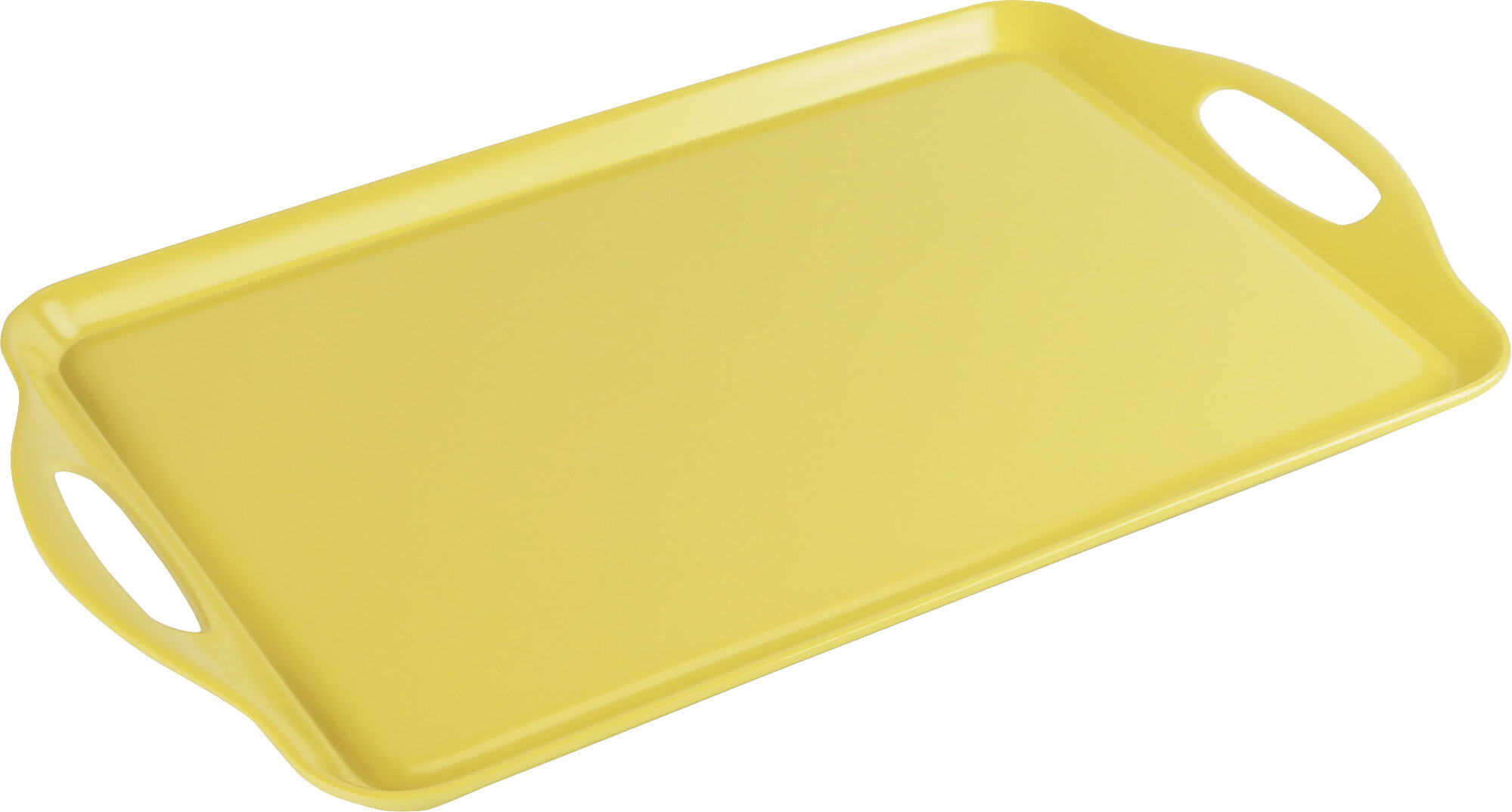 Yellow Color Contemporary Design Handmade Painting Tray