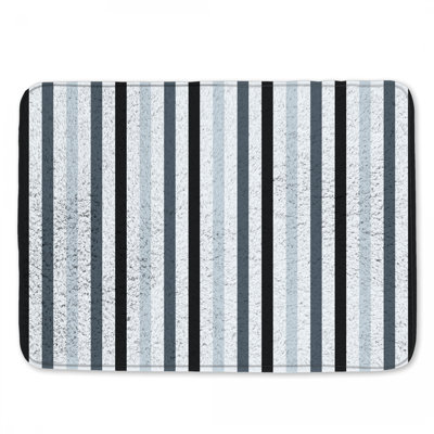 Tapis de bain à rayures verticales