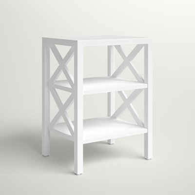 Yosaira Solid Wood End Table