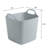 Wham Flexi-Store 8L Square Tub Graduated Cool Grey