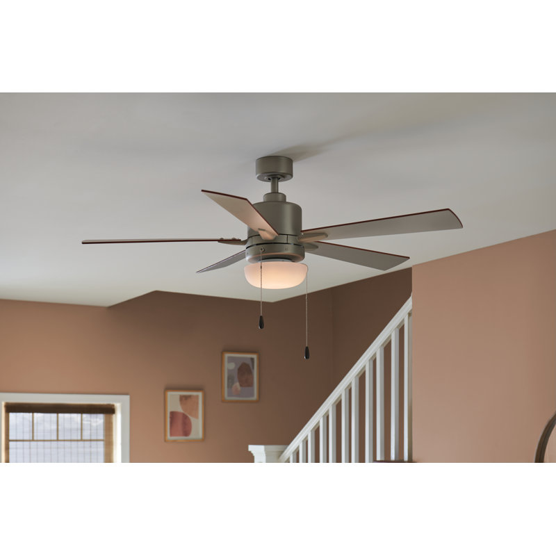 Ventilateur de plafond à DEL 1 lumière
