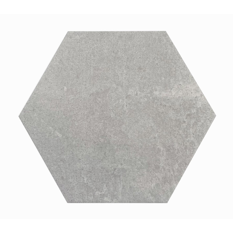 Carreau de porcelaine de 10,16 po x 11,42 po Brooklyn, Gris