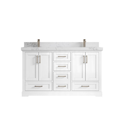 Ensemble de meuble-lavabo double 60 po Esin