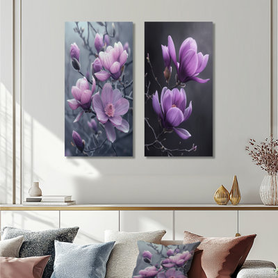 Ensemble de 2 pièces d'art mural Pham - Magnolias