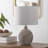 Orsa Avalene 19" Silver Standard Lamp