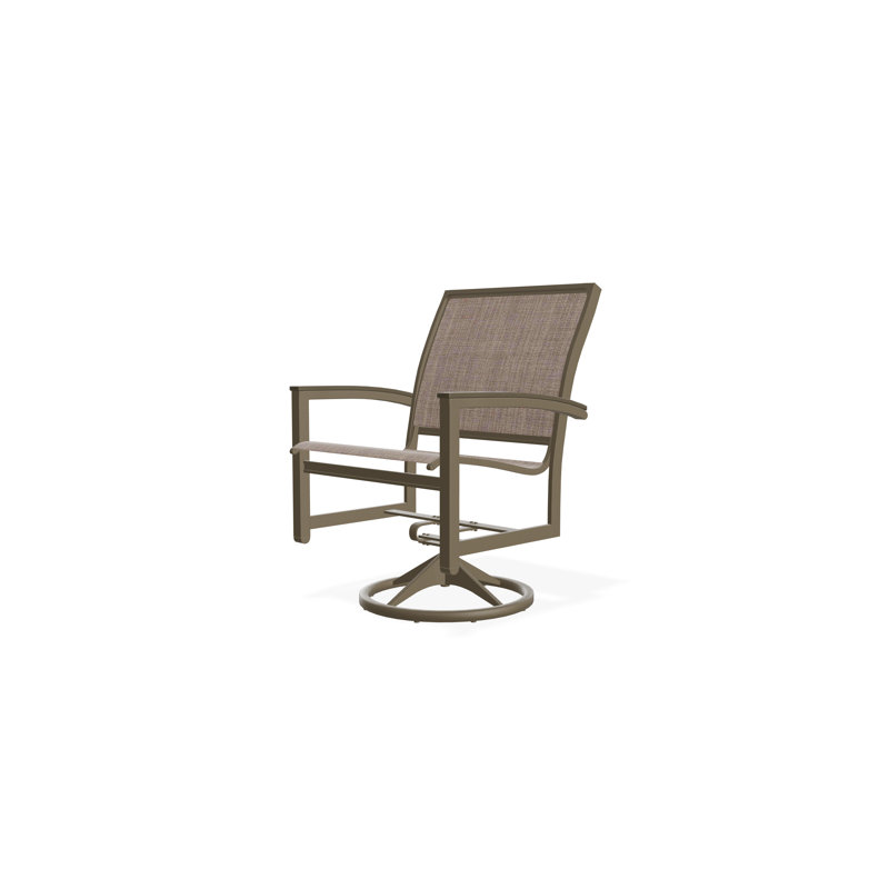 Bazza Outdoor Dining Chair, Beachwood, Augustine Fennel Sunbrella®