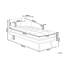 Lisco Velvet Chaise Lounge-1175041272